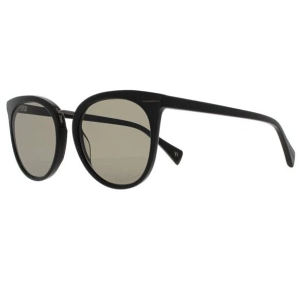Yohji Yamamoto 5006-001 Black Frame / Brown Lens Sunglasses main image 4